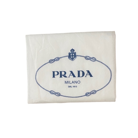 Authentic Prada Draw String Dust Bag White Size Large - Picture 1 of 7
